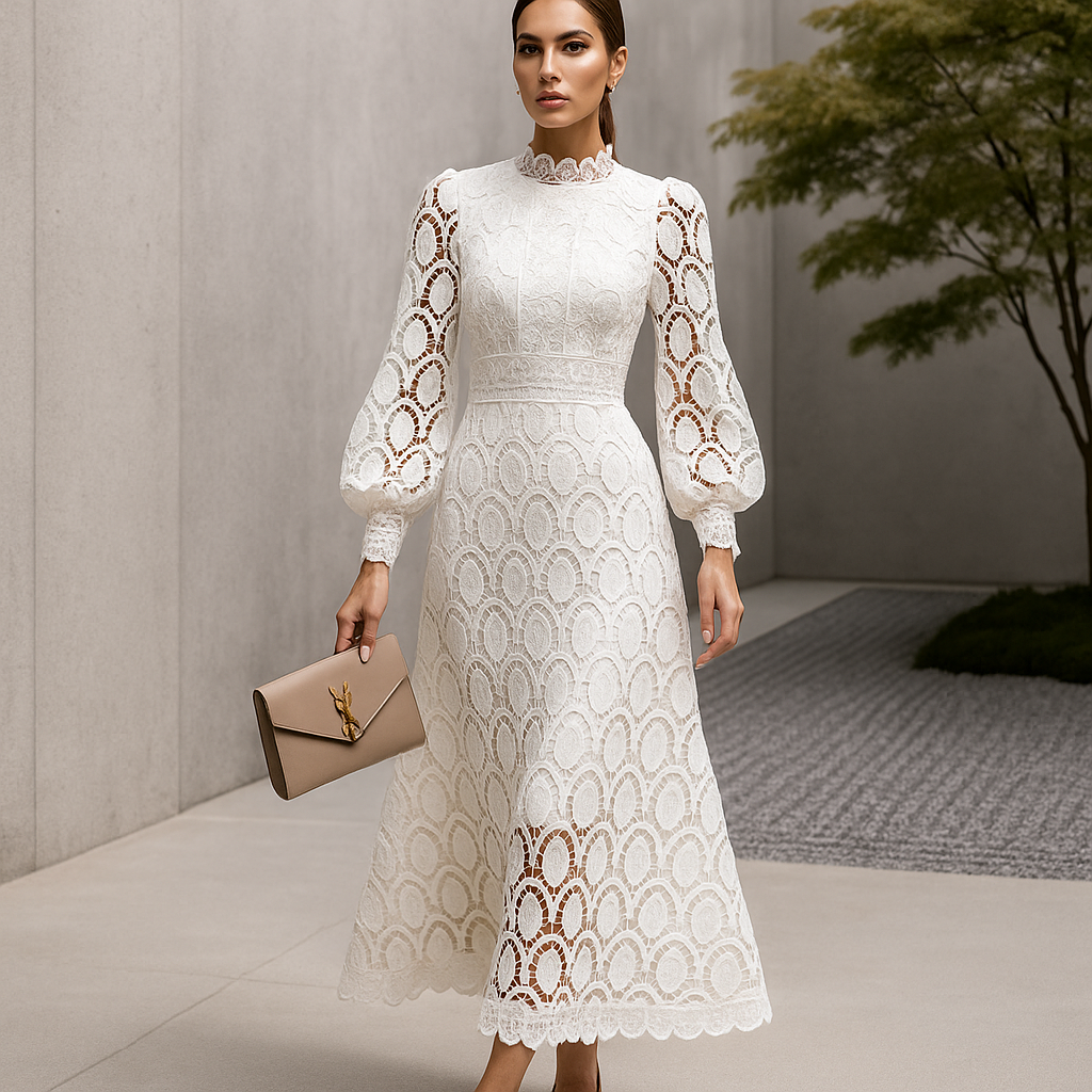 Alisha - Robe de Soirée en Dentelle - Élégante pour Femmes