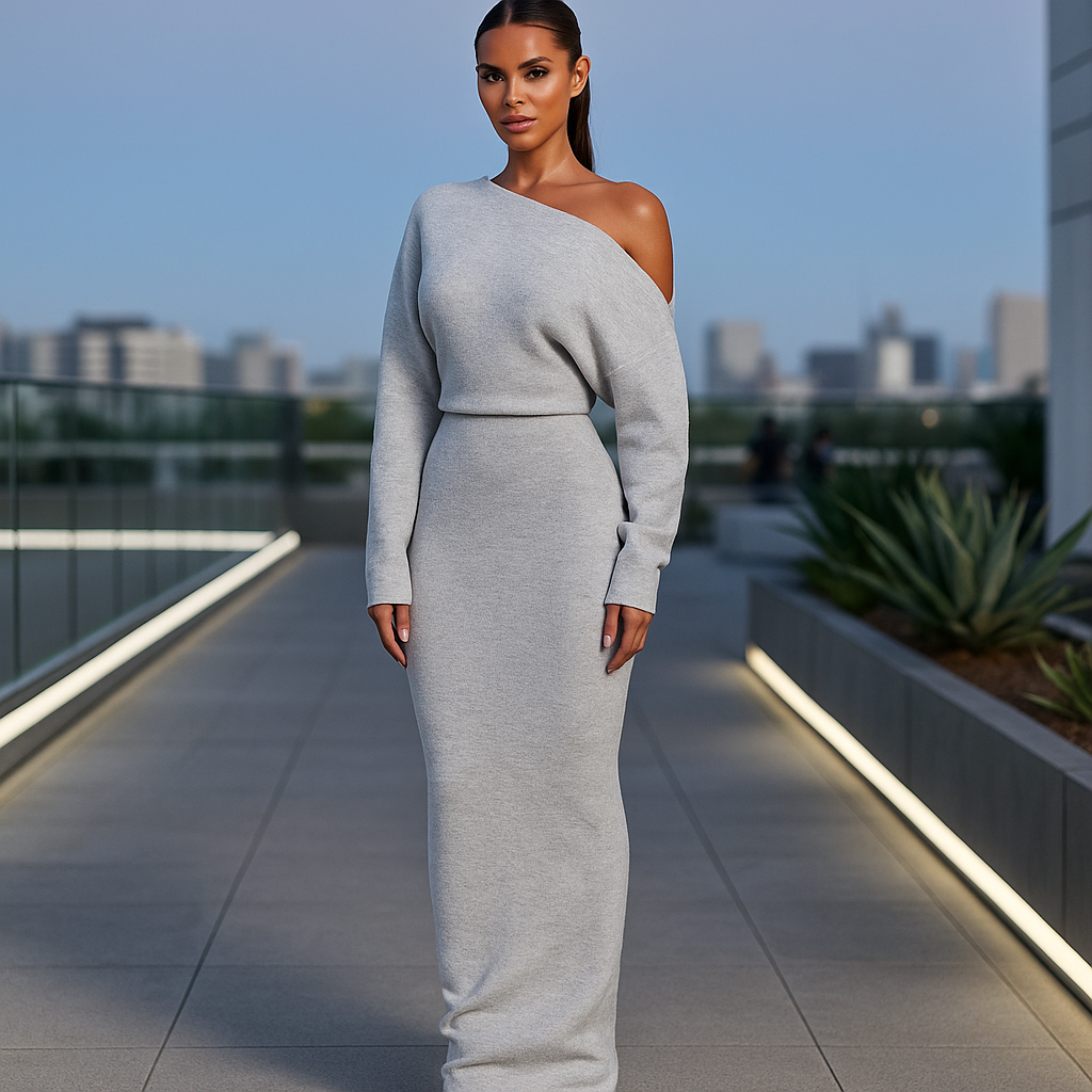 Robe de soirée élégante - Luxoria - Modèle luxueux - Femme