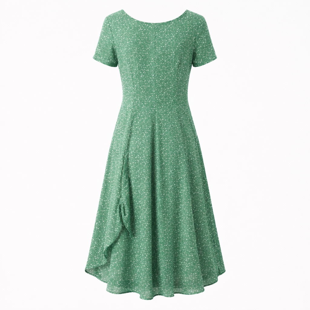 Robe d'Été Femme | Vert Léger, Style Fluide