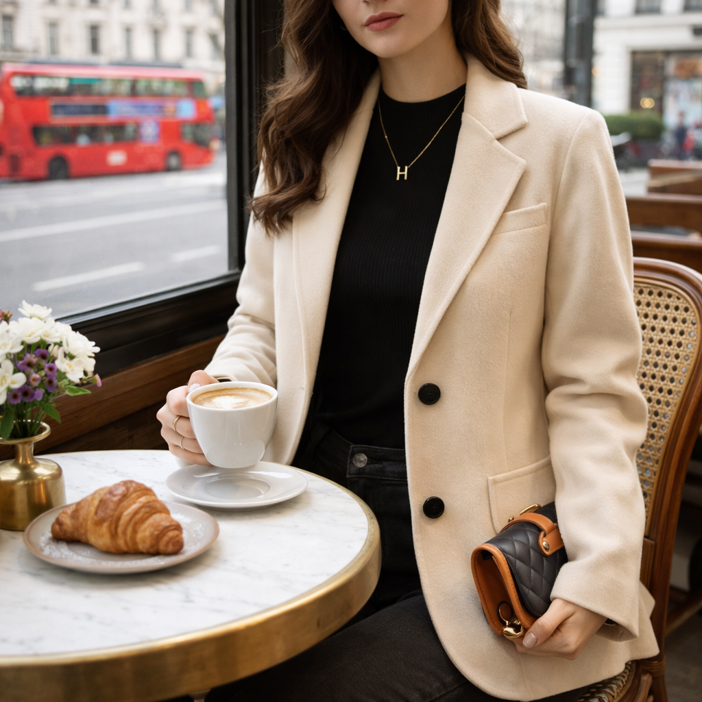 Manteau de laine femme | Blazer tailleur | Chaud et élégant