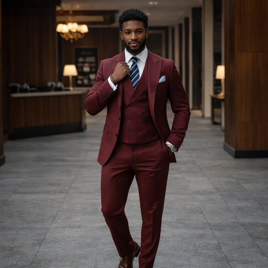 Costume 3 pièces pour homme | Veste, Gilet, Pantalon | Classique, Élégant, So...
