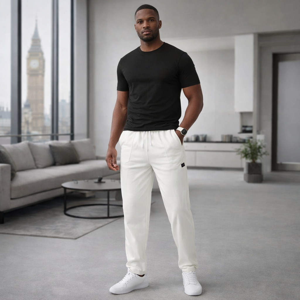 Pantalon Jogging Homme Relaxed Casual Confort Quotidien