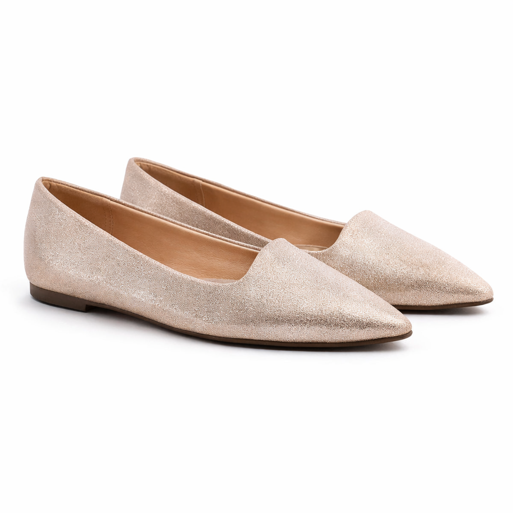 Ballerines pour femmes | Bout pointu, ajustement extensible | Chaussures confortables et élégantes