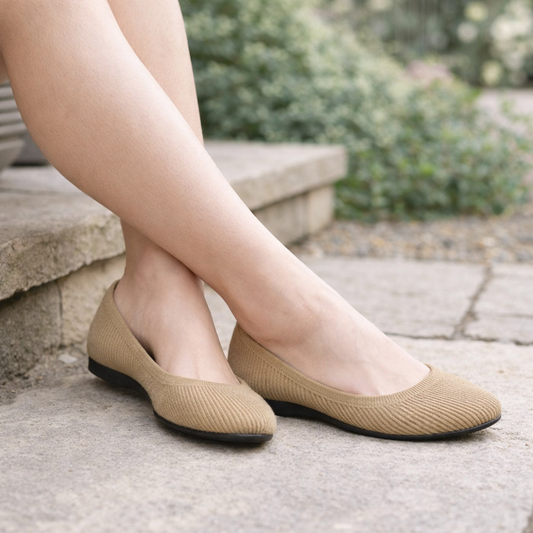 Ballerines pour femmes | Confort orthopédique et amorti | Enfiler