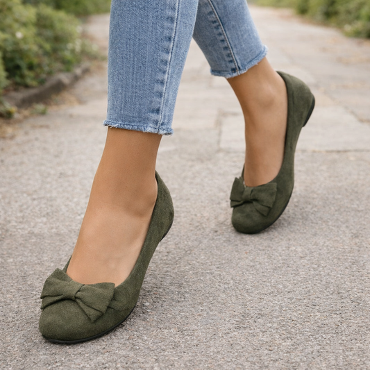 Ballerines pour femmes confort orthopédique soutien rembourré