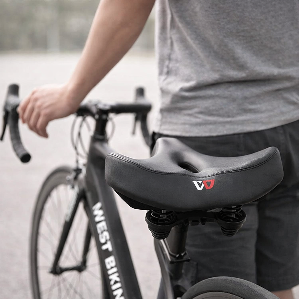Selle de Vélo | Confortable, Ergonomique | Extra Large, Respirante