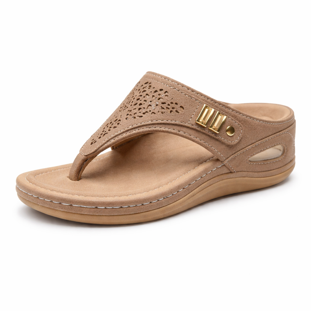 Sandales Compensées Femme | Tong | Semelle Confortable et Ergonomique