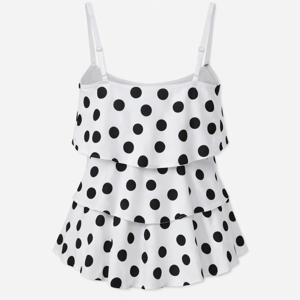 Débardeur | Femmes, Style Casual | Pois, Détail Volants