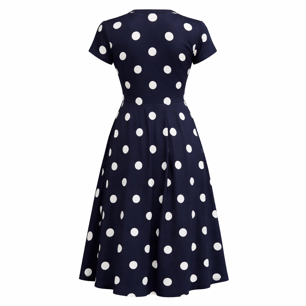 Robe à Pois | Robe d'Été Polyvalente | Design Chic