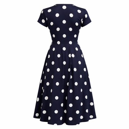 Robe à Pois | Robe d'Été Polyvalente | Design Chic