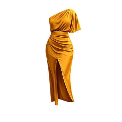 Robe en Soie Femme Élégante - Tissu Doux et Luxueux