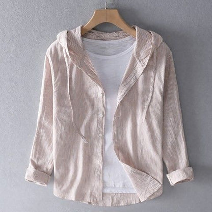 Chemise en lin à capuche femme - Georgina