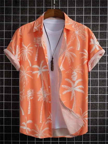 Chemise hawaïenne homme | Manches courtes, Imprimé tropical