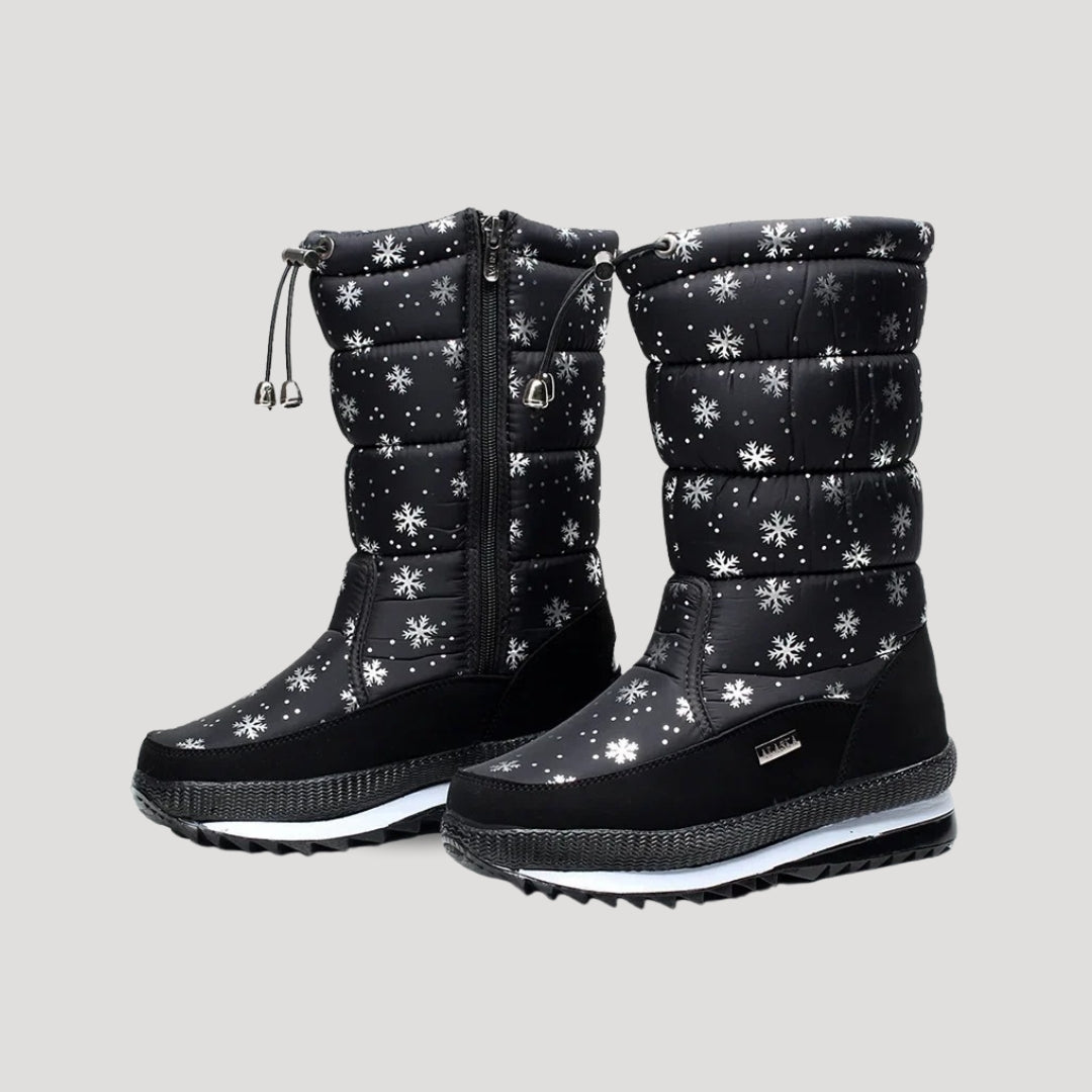 Bottes femme hiver imperméables isolées antidérapantes pour grand froid