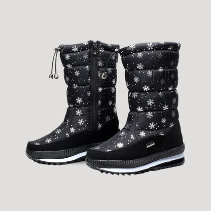 Bottes femme hiver imperméables isolées antidérapantes pour grand froid
