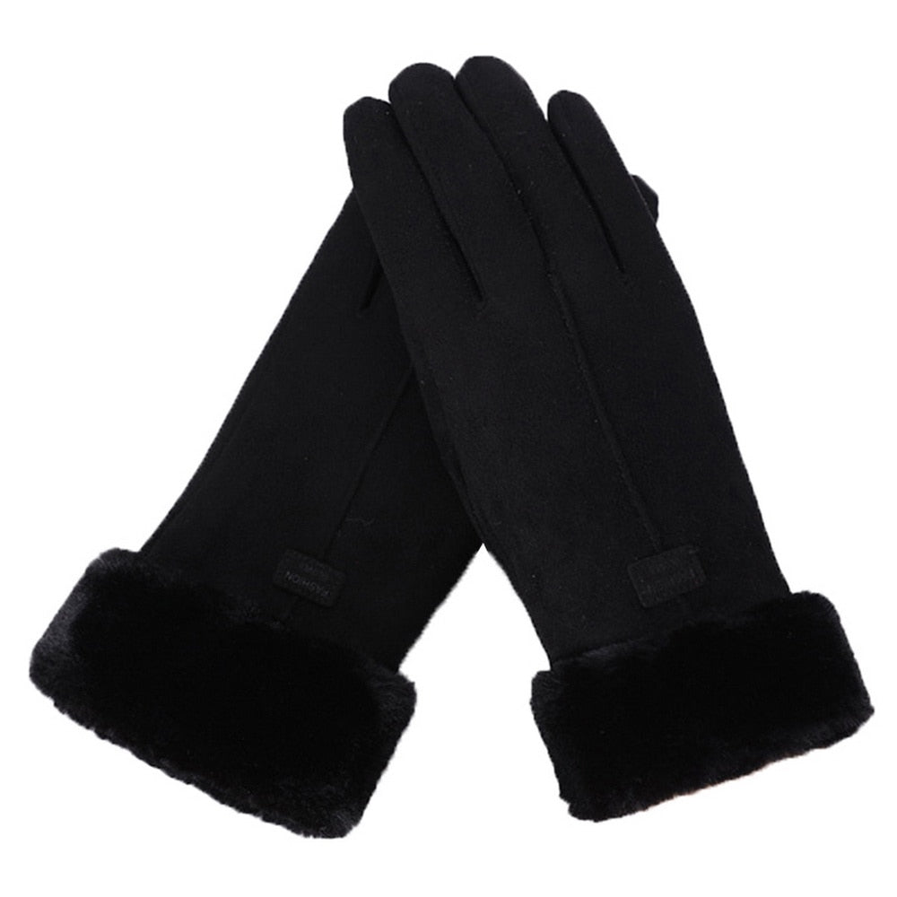 Gants hiver femme maille tactile | Imperméables isolés thermiques