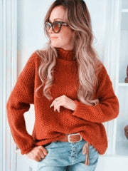 Pull Turtleneck Bouclé Confort Et Élégance – Style Chic et Chaleur Optimale pour vous