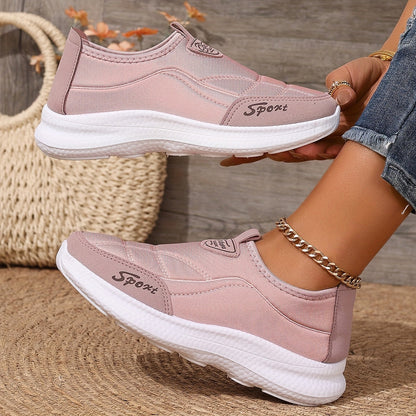 Women orthotic walking sneakers with arch support and cushioned sole