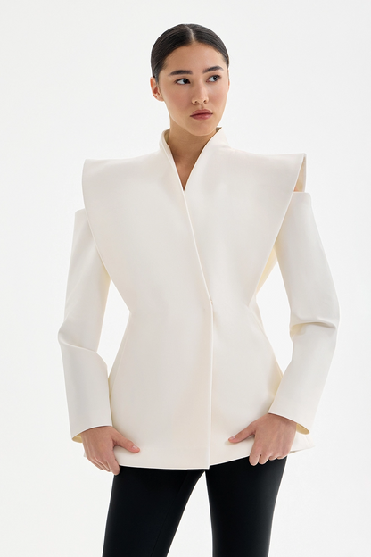 Blazer femme | Épaules structurées, coupe ajustée