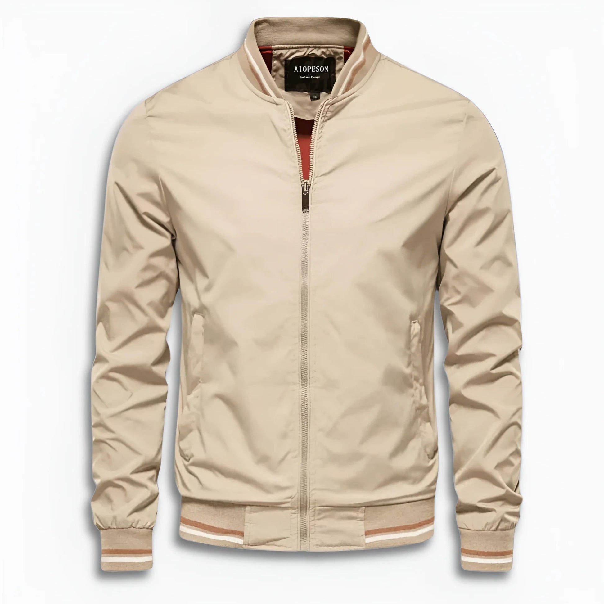 Veste de transition pour homme | Imperméable, col montant
