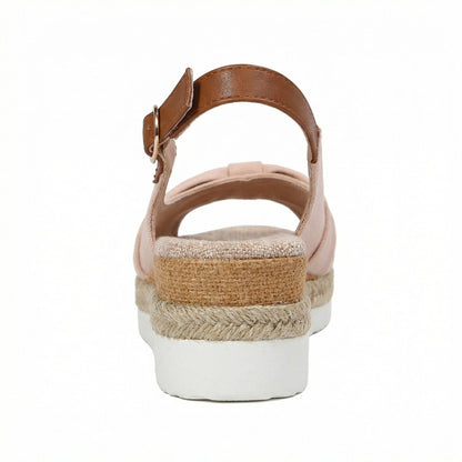 Sandales Confort Femme | Bride Réglable, Semelle Compensée | Style Estival