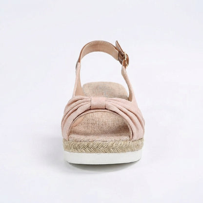 Sandales Confort Femme | Bride Réglable, Semelle Compensée | Style Estival