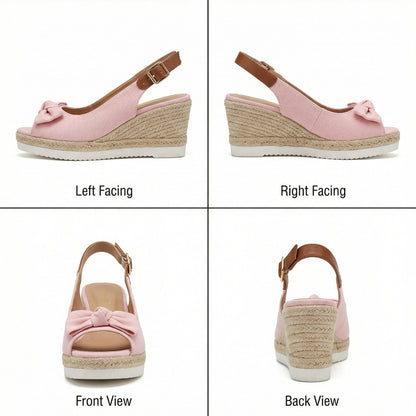 Sandales Confort Femme | Bride Réglable, Semelle Compensée | Style Estival