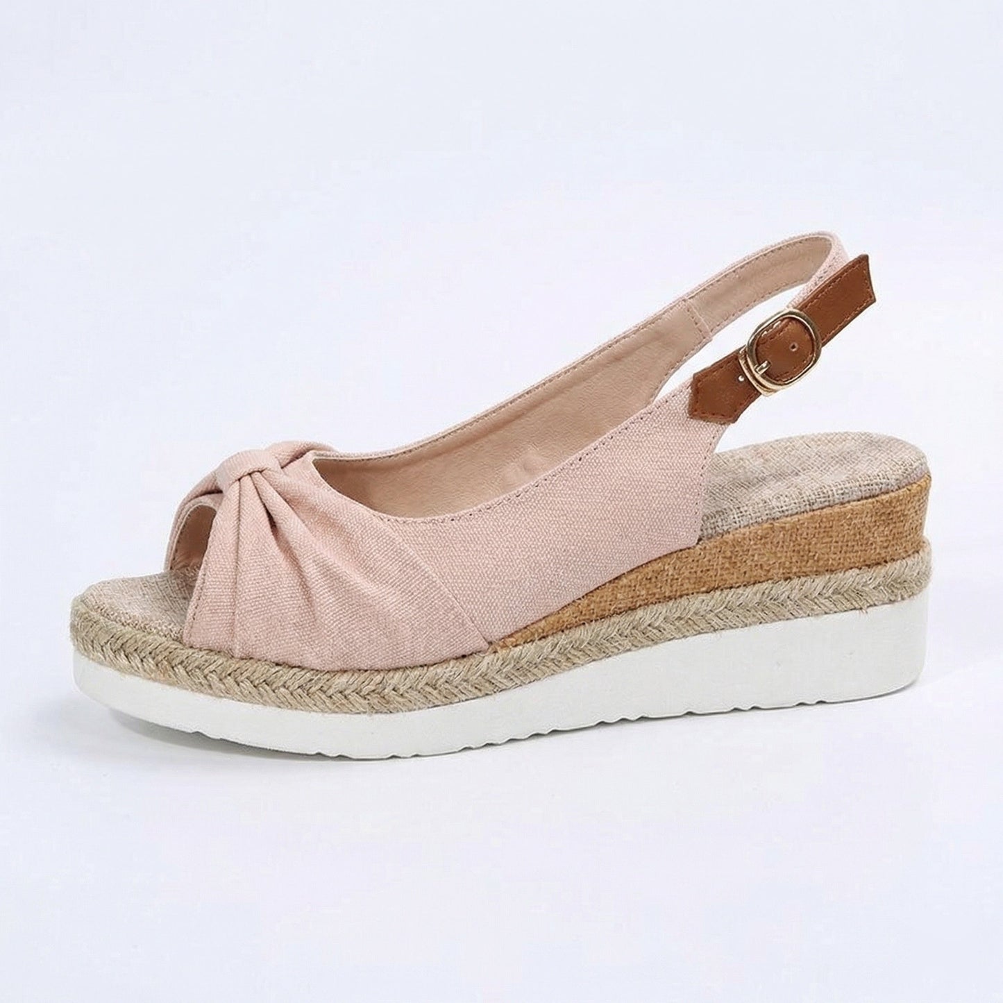 Sandales Confort Femme | Bride Réglable, Semelle Compensée | Style Estival