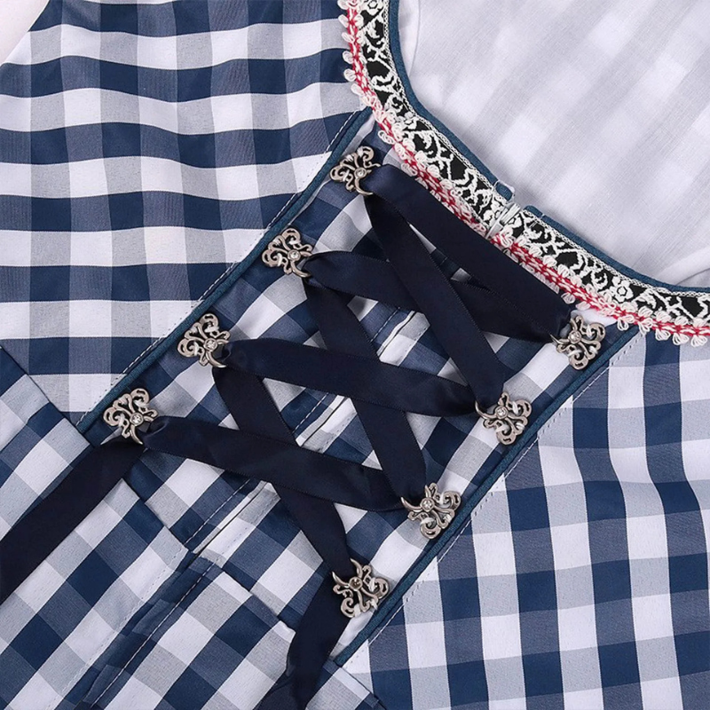 Robe Dirndl Femme - Matériau Respirant - Style Oktoberfest