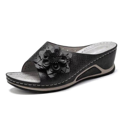 Sandales orthopédiques femme PU support voûte plantaire