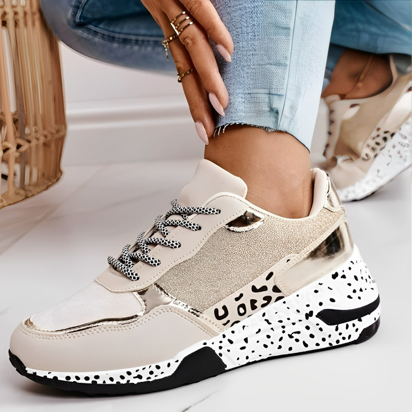 Baskets Orthopédiques Femmes - Confort - Élégance-Chaussures-PARIS FEMME
