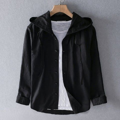 Chemise en lin à capuche femme - Georgina