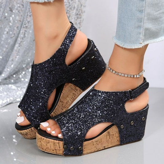 Sofia - Sandales luxueuses et ultra confortables-Sandales-PARIS FEMME