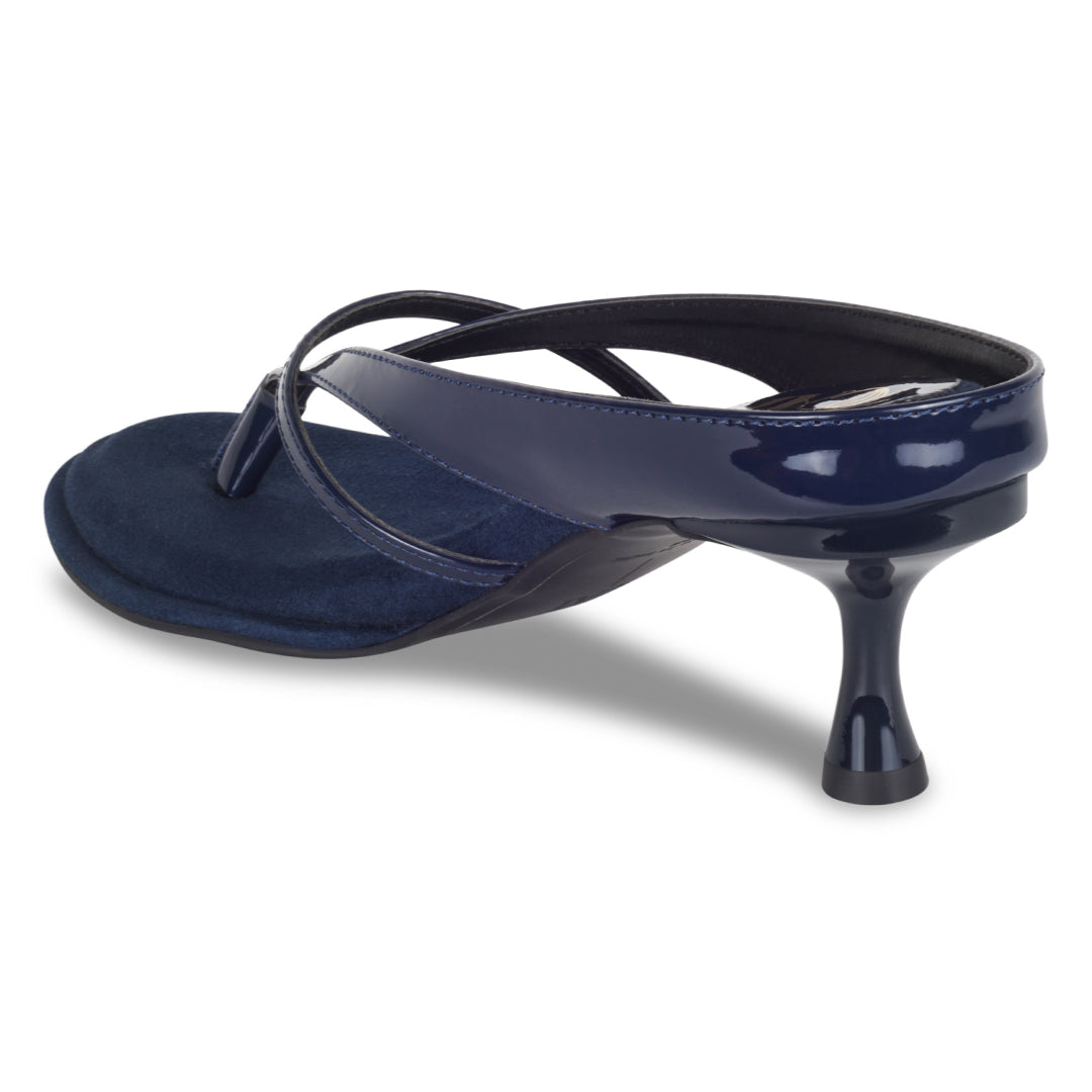 Talons Bleus Femme | Lanières Multi-Angles, Coussin Renforcé