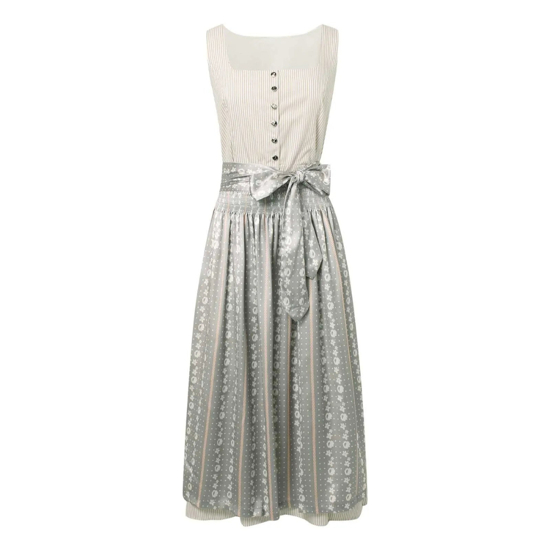 Robe Dirndl Femme - Matériau de haute qualité - Robe Trachten élégante pour Oktoberfest