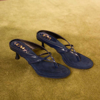 Talons Bleus Femme | Lanières Multi-Angles, Coussin Renforcé