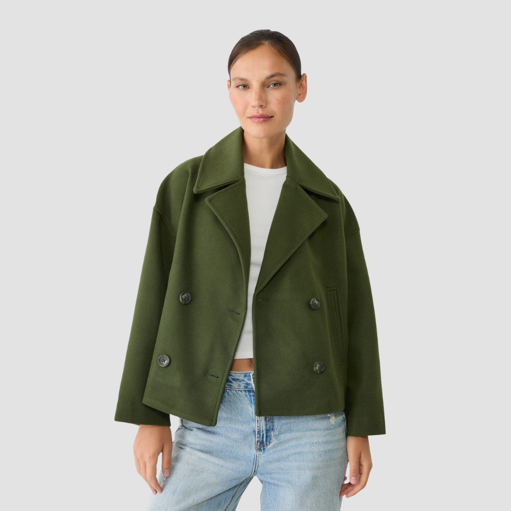 Blazer Double-Breasted Korte | Veste de Qualité Premium