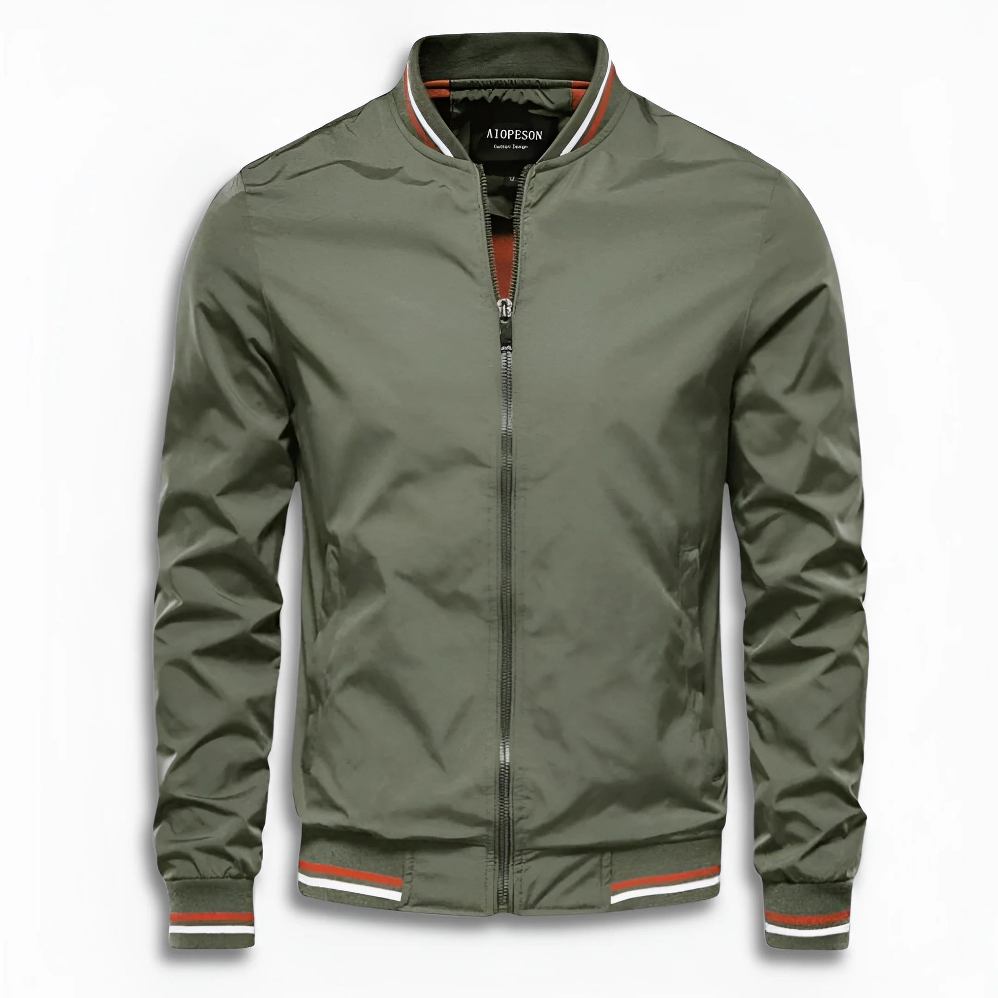 Veste de transition pour homme | Imperméable, col montant
