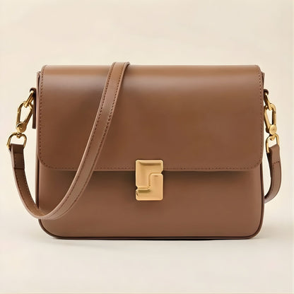Sac à Main Vintage Cuir | Bandoulière Ajustable, Détails Or