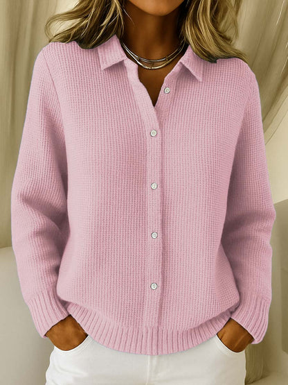 Cardigan pour femme | Doux, à boutons | Col, manches longues