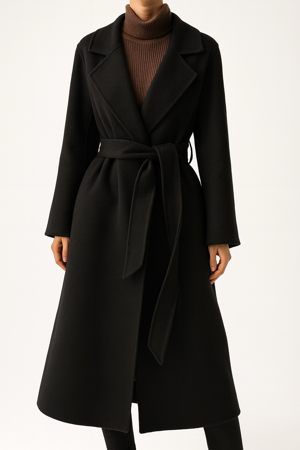 Veste de Transition Femme | Laine, Ceinture | Style Classique