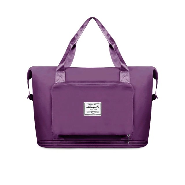 Sac de voyage | Pliable, extensible | Compartiment à chaussures, attachable aux bagages
