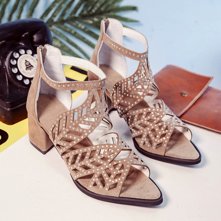 Sandales Femme Été | Talon Haut, Strass
