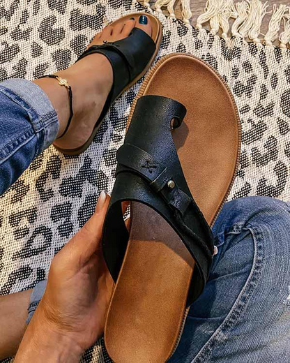 Sandales Femme | Confort Orthopédique, Cuir Mixte Coton
