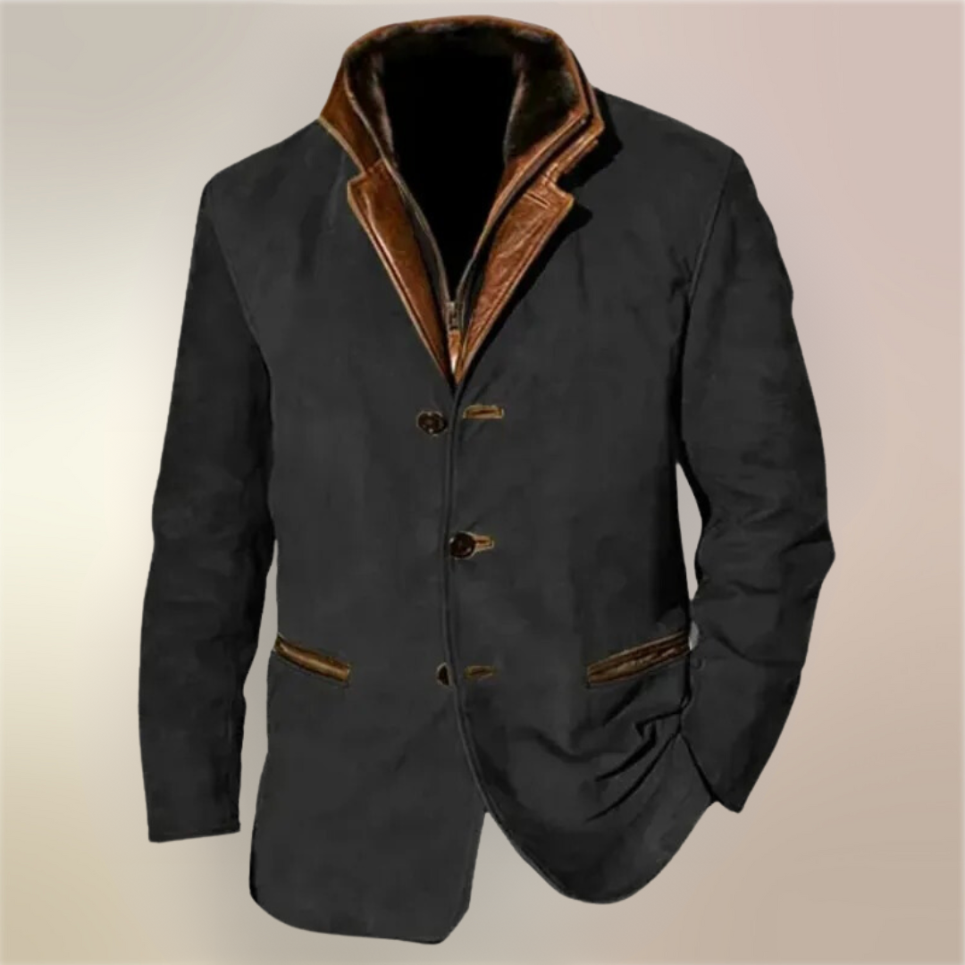 Manteau Casual Homme - Vintage Hiver - Élégant & Chaud
