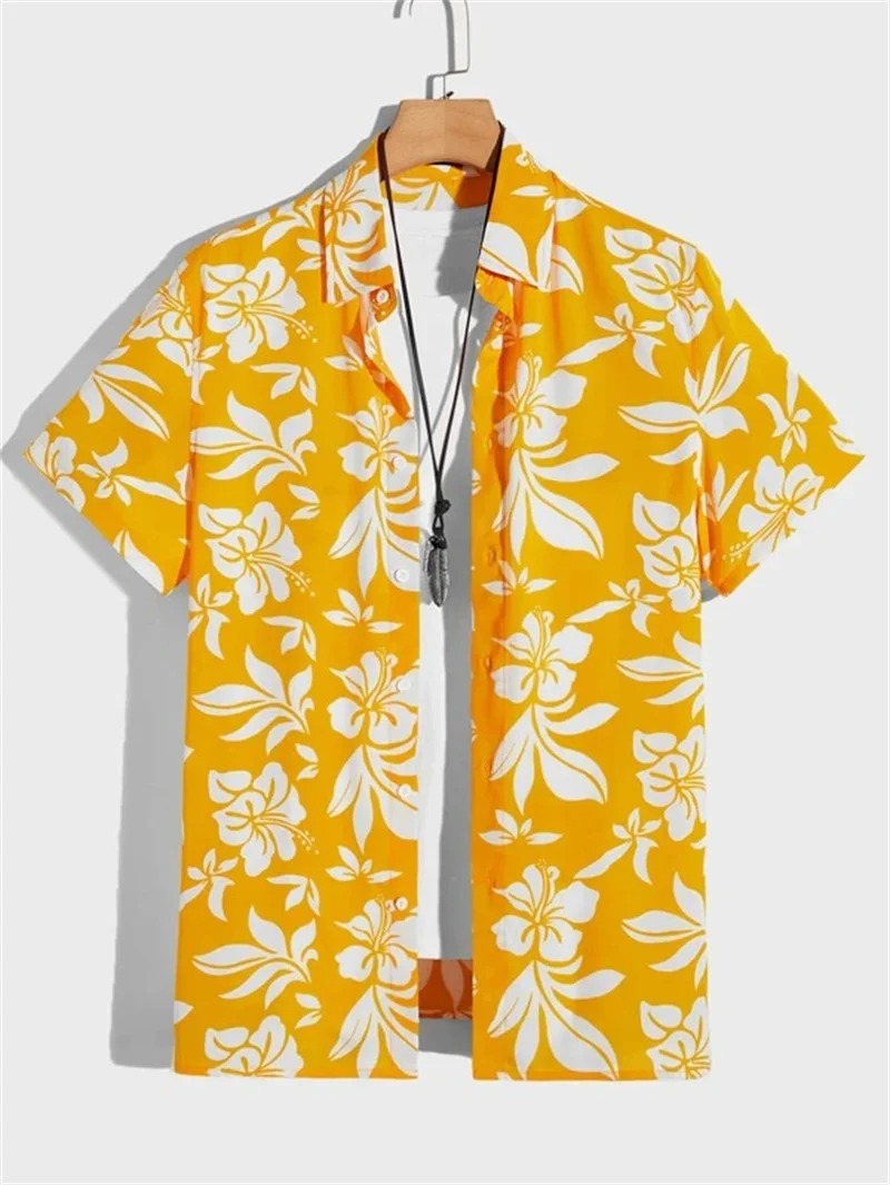 Chemise hawaïenne homme | Manches courtes, Imprimé tropical