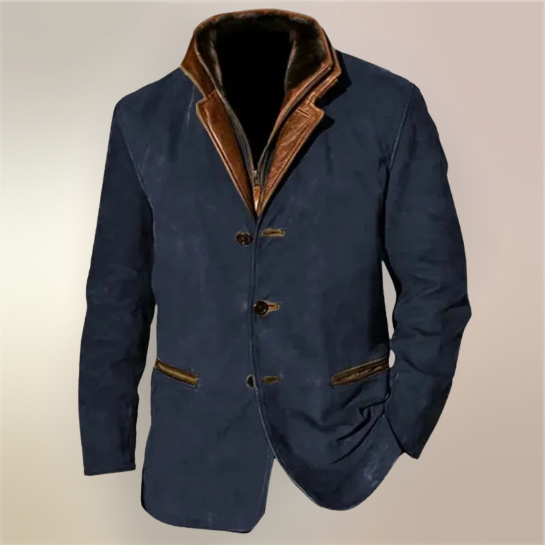Manteau Casual Homme - Vintage Hiver - Élégant & Chaud