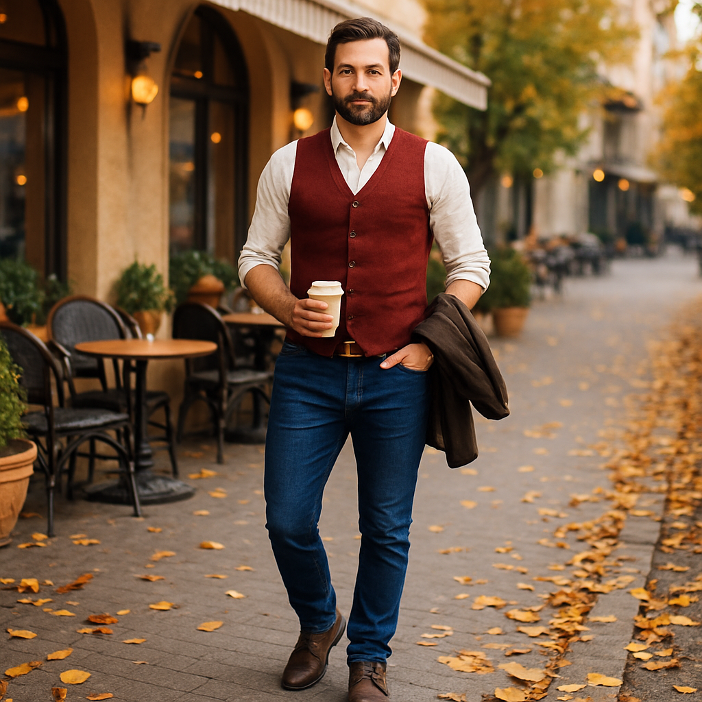 Gilet masculin Parisfemme EVERICH - Élégant - Tendance