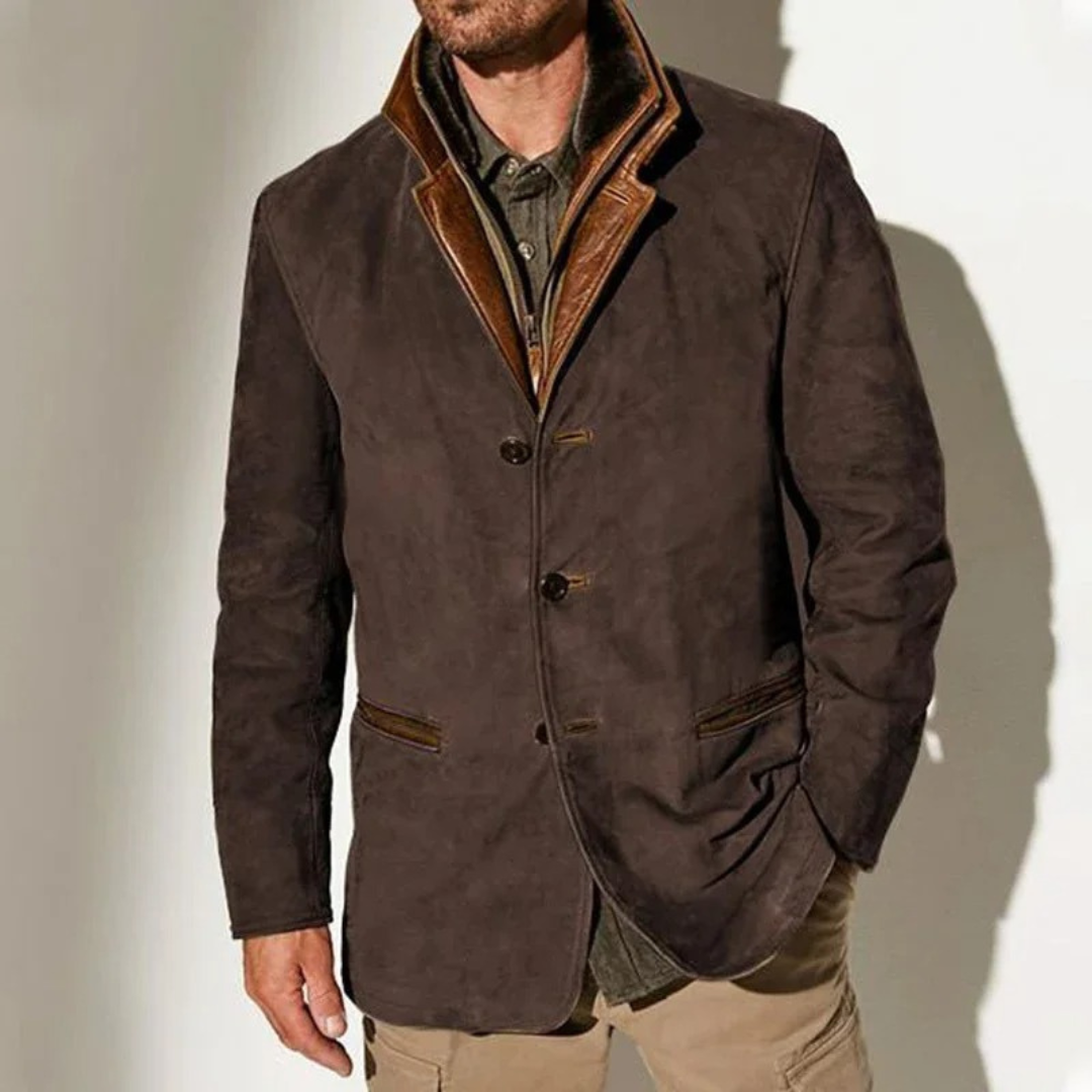 Manteau Casual Homme - Vintage Hiver - Élégant & Chaud