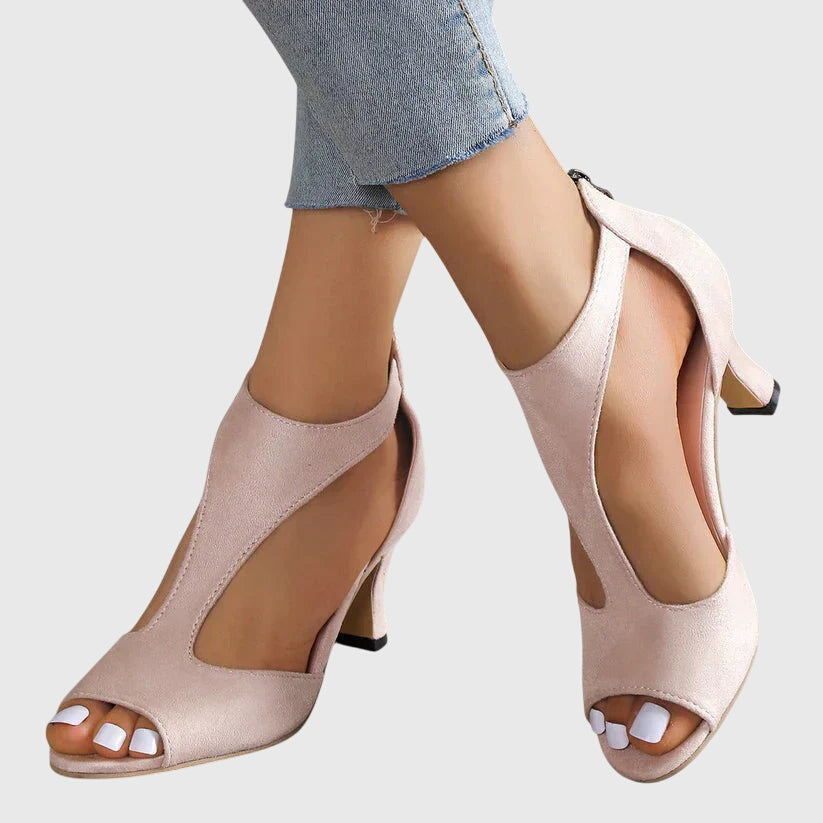 Chaussures de danse latine femme | Talons élégants, Rose et Noir